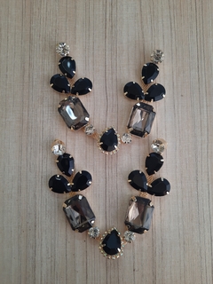 V Octagonal FUMÊ/GOTAS PRETO