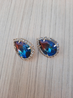 Gota solitário Degradê Vermelho Com Azul