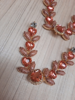 V Coração 12 mm Goiaba/Mescla - comprar online