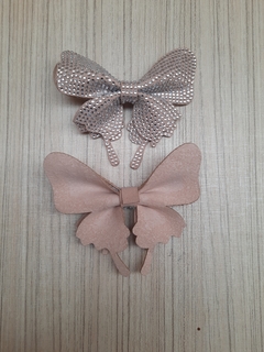 LAÇO FELTRO/STRASS NUDE - cristal -LF004 - comprar online