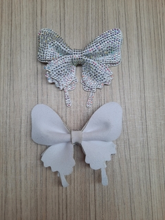 LAÇO FELTRO/STRASS BRANCO - BOREAL-LF002 - comprar online
