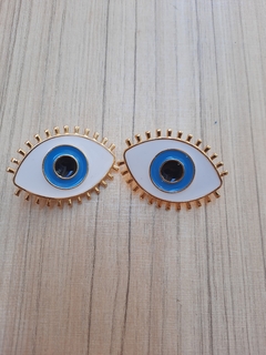 PIRCING /PINO -OLHO GREGO RESINA