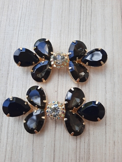 LATERAL GOTINHA PRETO/FUMÊ ESCURO
