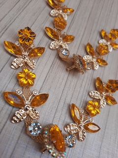 V BORBOLETA PRIMAVERA AMARELO - comprar online