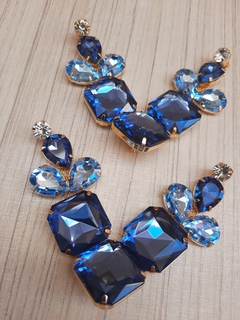 V QUADRADA 3 GOTAS - AZUL MARINHO - comprar online