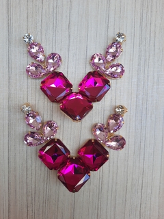V QUADRADA 3 GOTAS- PINK/ROSA