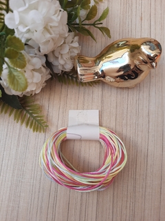 Fio de seda - Cor MESCLA ROSA/VERDE - cód 6648- com 15 metros - comprar online