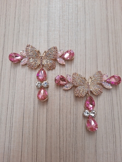 T Borboleta Strass/Gota ROSA SUGGAR (TB 2) - comprar online