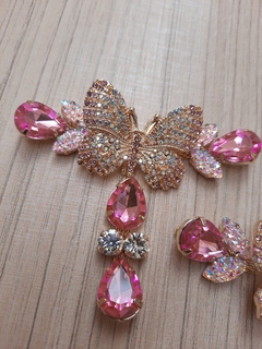 T Borboleta Strass/Gota ROSA SUGGAR (TB 2) na internet