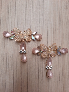 T Borboleta Strass/Gota -ROSÉ FOSCA (TB -6) - comprar online