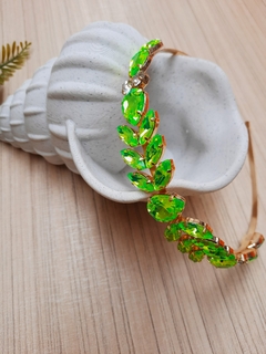 TIARA SEREIA VERDE NEON - comprar online