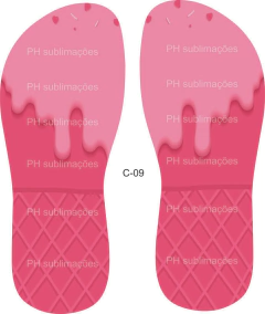 Lonita com estampa de comida C-09