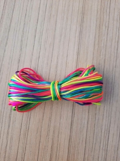 Fio de seda - Cor Multicor Neon - cód 029 - com 15 metros - comprar online