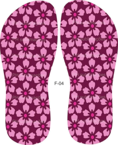 Lonita com estampa de flor F-04