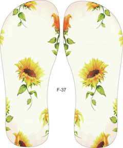 Lonita com estampa de flor F-37