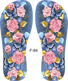 Lonita com estampa de flor F-84