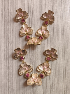 V ORQUÍDEA ROSA/STRASS ROSA - comprar online
