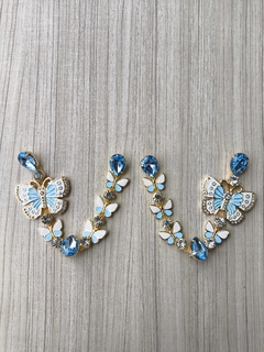 V Borboletas Revoada AZUL BB/AZUL CLARO - comprar online