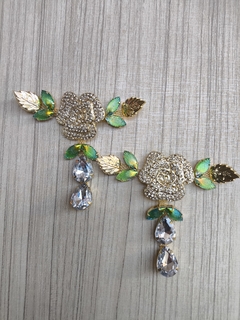 T ROSA STRASS CRISTAL/VERDE AB - comprar online