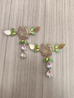 T Borboleta Strass/Gota -BORAL -VERDE AB - comprar online