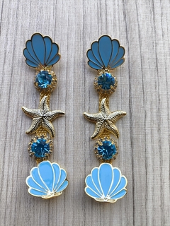 Lateral CONCHA RESINA AZUL CLARO - comprar online