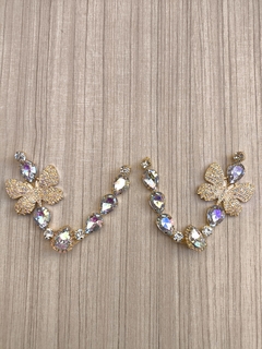 V BORBOLETA STRASS BOREAL INTEIRA - comprar online