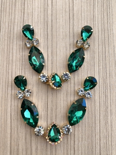 V Navete simples Verde ESMERALDA - comprar online