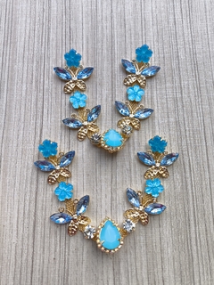 V BORBOLETA PRIMAVERA AZUL CLARO/OPALINO - comprar online