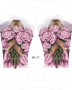 Lonita com estampa de mulher ML-71