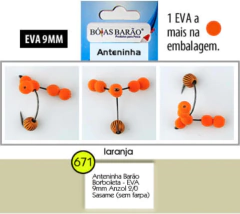 Anteninha Barão Borboleta - Anzol 2/0 Sassame - EVA 9mm