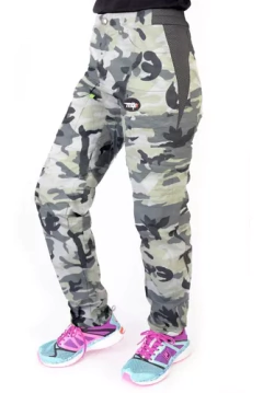 Calça Bermuda Athena - Cinza Camuflado