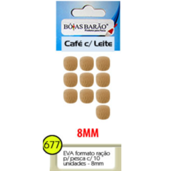 E.V.A. Formato Ração P/ Pesca - Cor Café com Leite