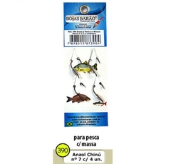 Anzol Chinu para Pesca com Massa Nº 07