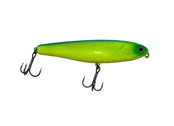 Light Blue Back Chartreuse