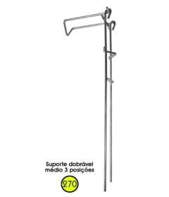 Suporte Dobrável para Vara