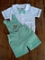 Jardineira Anthony Pequeno Príncipe com Baby Camisa Gola redonda com Viés. - comprar online