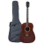 Violão Elétrico Tagima Folk Tulum TLM-100 NT Tampo Sólido + Bag Luxo