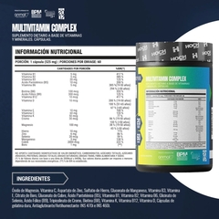 MULTIVITAMIN COMPLEX VITAMINAS Y MINERALES en internet