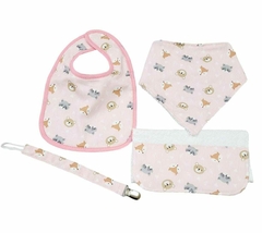 Combo Baby - Babero, Babero Bandana, portachupetes , Babita - tienda online