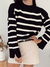 Sweater Uma - negro & natural - - CLENNA
