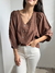 Camisa Bea - chocolate -