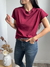 Remera basica Minos - borgoña - - comprar online