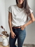 Remera básica Minos - blanca - - comprar online