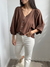 Camisa Bea - chocolate -