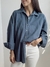 Camisa Oversize - azul - - comprar online