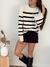 Sweater Uma - natural & negro -