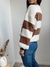 Sweater Kenia - chocolate & natural - - CLENNA