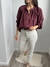 Camisa Marbella - borravino - - tienda online
