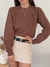 Sweater Vila - chocolate - - comprar online