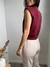 Chaleco Inda - bordo - - tienda online